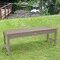 Highwood Usa 4ft Lehigh Picnic Bench Outdoor Furniture for Patio, Backyard, Garden AD-BENN2-WBR - alternate 2